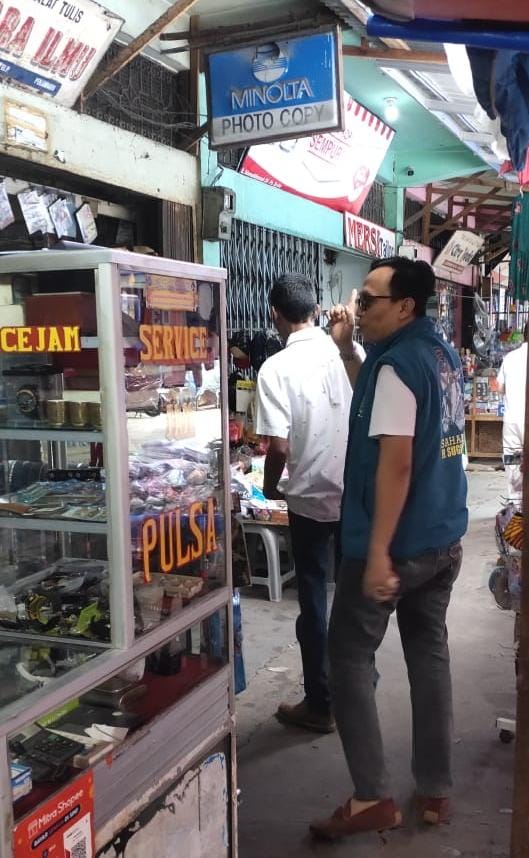 Fadila Saputra Blusukan di Pasar Senapelan Kodim Saya Bagian dari Pedagang Itu Sendiri